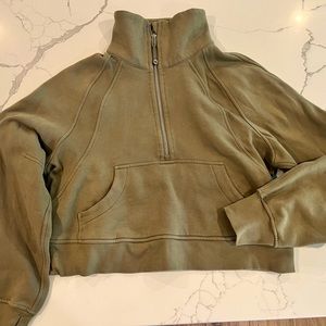 Lululemon scuba oversized funnel neck half zip